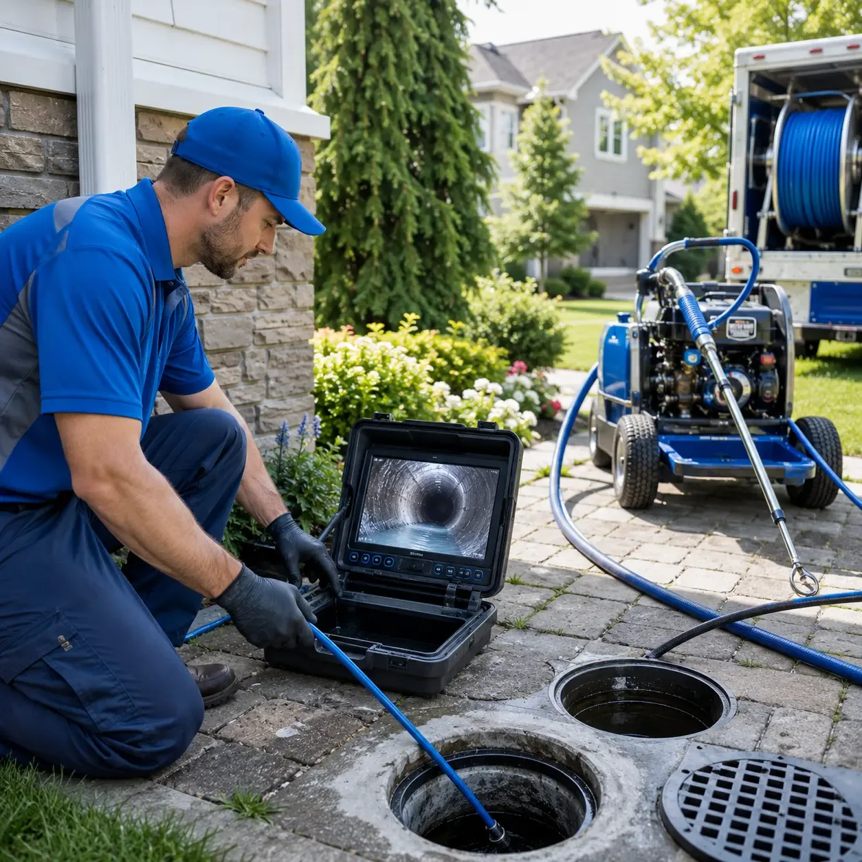 Outdoor drain cleaning professionals serving Rock Creek, OH