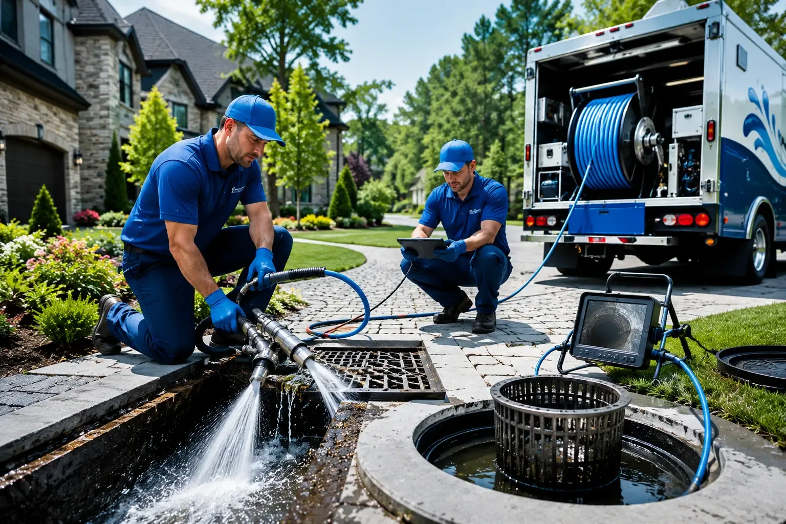 Local outdoor drain cleaning professionals in Rock Creek, OH